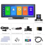 Car 10.26 Inch Portable Wireless CarPlay Display Android Auto Mobile Phone Screen - Image 2