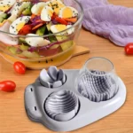 3-in-1 Multifunctional Vegetable Fruits Cutter Fancy Splitter Egg Slicer