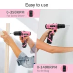 HILDA 12V Cordless Impact Drill Electrical Screwdriver - Image 6