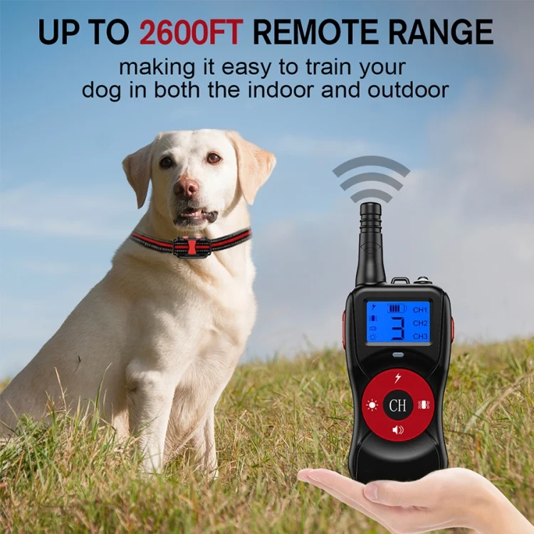 TBD06040517_B4.webp Smart Electronic Remote Control Dog Training Device Waterproof Pets Bark Stopper - Image 5