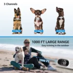 Smart Waterproof Shock Collar For Pets Remote Control Dog Training Device - Image 9