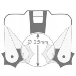 Wall Mounted Perforated Storage Tool Holder Kitchen Hanging Rack - Image 3