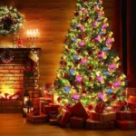 LED Christmas Tree Decoration Bronzing Ribbon Lights - Image 7