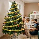 LED Christmas Tree Decoration Bronzing Ribbon Lights - Image 8