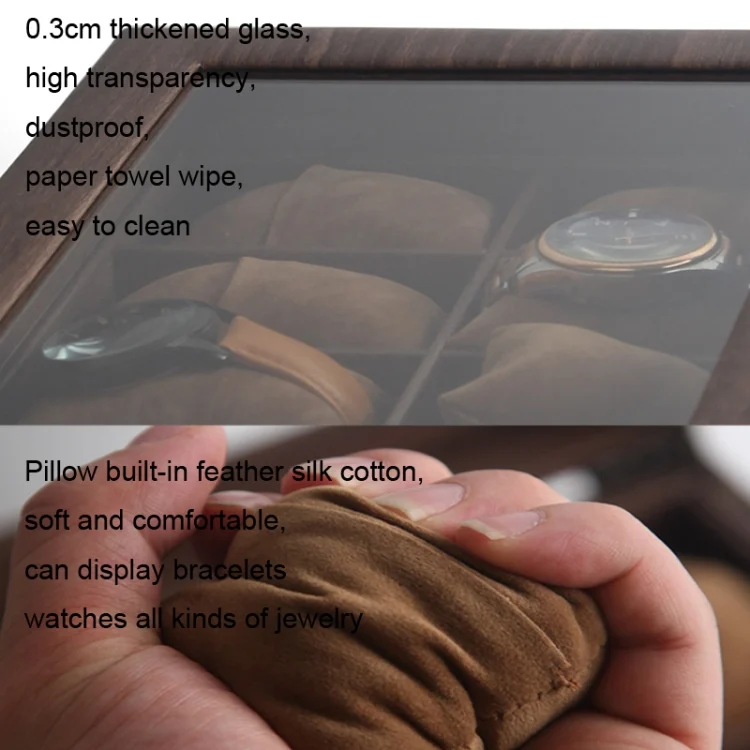 TBD06040538_B3.webp Wood Grain Leather Watch Display Box Watch Storage Case Jewelry Box - Image 4