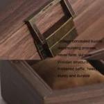 Wood Grain Leather Watch Display Box Watch Storage Case Jewelry Box - Image 6