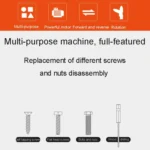 HILDA Multi-Function Li-Ion Screwdriver Mini Screwdriver Set - Image 8