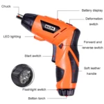 HILDA 47pcs /Set Multi-Function Li-Ion Screwdriver Mini Screwdriver - Image 4