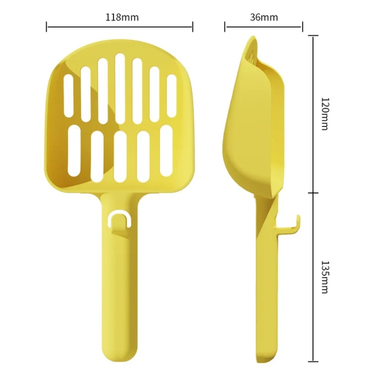 TBD06040557_B1.webp Long Handle Hangable Litter Scoop With Large Hole Cat Cleaning Products - Image 2