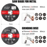 HILDA Grinding Tools Li-Ion Angle Grinder Accessories - Image 3