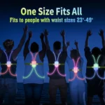 LED Running Lights Outdoor Sports Walking Riding Warning Lighting Vest Night Running Night Fishing Lights - Image 11