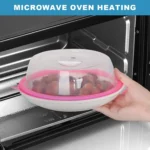 Silica Gel + PP Meal Cover Food Preservation Cover for Refrigerators Microwave Oven - Image 5