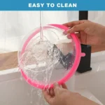 Silica Gel + PP Meal Cover Food Preservation Cover for Refrigerators Microwave Oven - Image 6