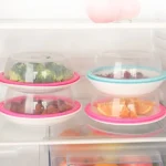 Silica Gel + PP Meal Cover Food Preservation Cover for Refrigerators Microwave Oven - Image 9