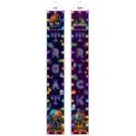 Halloween Christmas LED Lights Double Sided Printing Dual-Purpose Couplet Banner