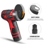 HILDA 12V 3 Inch Li-Ion Angle Grinder Home Cutting And Sanding Machine, US Plug - Image 3