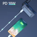 SHUNWEI SD-1920 120W PD18W+5A 3-Port USB Car Multifunctional Rotatable Fast Charger - Image 9