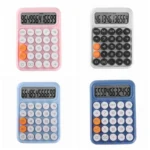 12-digit Mechanical Keyboard Calculator Office Student Exam Calculator Display - Image 2