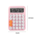 12-digit Mechanical Keyboard Calculator Office Student Exam Calculator Display - Image 3