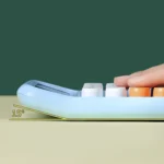 12-digit Mechanical Keyboard Calculator Office Student Exam Calculator Display - Image 4