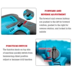 HILDA 12pcs /Set Li-Ion Power Hammer Electrical Impact Drill - Image 4