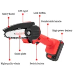 HILDA Rechargeable Cordless Mini Electrical Chain Saw Logging Tools - Image 3