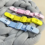 School Bag Shoulder Strap Clip Adjustable Elasticity Anti-Falling Clip For Children Overalls - Image 3