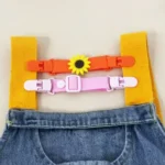School Bag Shoulder Strap Clip Adjustable Elasticity Anti-Falling Clip For Children Overalls - Image 5