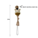 Animal Head Pacifier Chain Newborn Pacifier Clip - Image 3