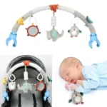 Toddler Baby Nursery Toy Bed Crib  Arch Toy Cart Pendant - Image 2