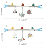 Toddler Baby Nursery Toy Bed Crib  Arch Toy Cart Pendant - Image 3