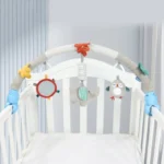 Toddler Baby Nursery Toy Bed Crib  Arch Toy Cart Pendant - Image 8