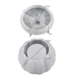 DIY Crystal Epoxy Pumpkin Storage Box Mold Halloween Silicone Mold - Image 3