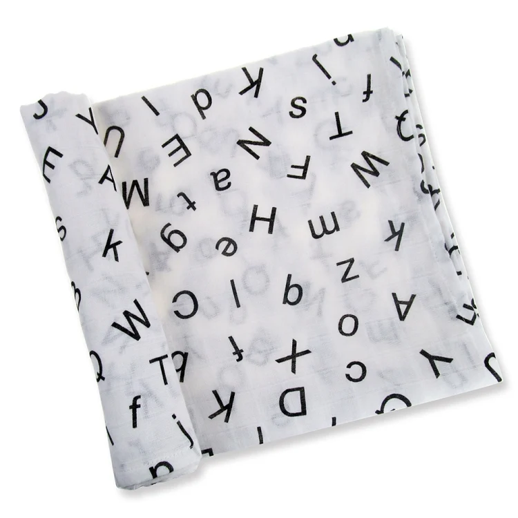 Cartoon Baby Soft Gauze Quilt Swaddle Cotton Bath Towel 117 X 117cm
