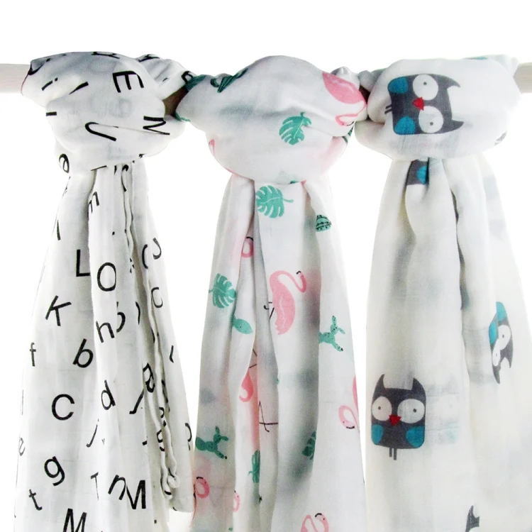 TBD06040753_B2.webp Cartoon Baby Soft Gauze Quilt Swaddle Cotton Bath Towel 117 X 117cm - Image 3