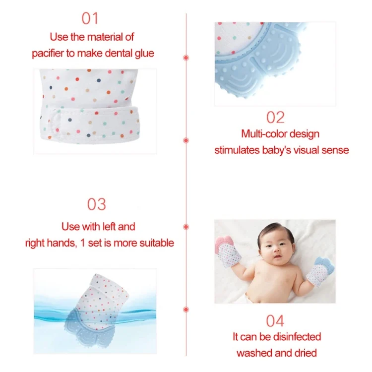 TBD06040754_B4.webp Baby Teething Gloves Anti-bite Silicone Teething Ring Toys - Image 5