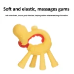 XUNYI Baby Giraffe Rattles Teether Kids Silicone Bite Toy - Image 4