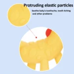 XUNYI Baby Giraffe Rattles Teether Kids Silicone Bite Toy - Image 5