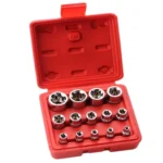 14pcs/set E-type 6-corner Plum Blossom Socket Combination Car Repair Kit Tool