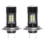 1pair Automotive High-power LED White Light Fog Lamp