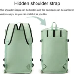 Large Capacity Waterproof Sports Training Handheld Gym Bag with Shoe Compartment - Image 9