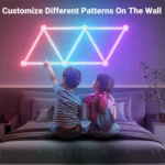 LED WIFI Graffiti Bluetooth Smart Splicing Quantum Light DIY Atmosphere Lighting With Remote Control, US Plug - Image 12