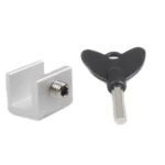 Child Safety Protection Screen Window Limiter Sliding Door Latch With Key