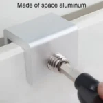 Child Safety Protection Screen Window Limiter Sliding Door Latch With Key - Image 4