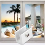 Child Safety Protection Screen Window Limiter Sliding Door Latch With Key - Image 7