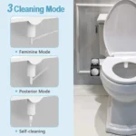 Bidet Toilet Seat Attachment With Hot & Cold Double Nozzle Personal Hygiene - Image 4