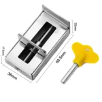 No Punching Limiters Child Safety Window Limit Lock With Key - Image 2