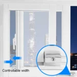 No Punching Limiters Child Safety Window Limit Lock With Key - Image 6
