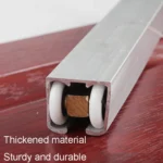 Small Brass Bearing Suspension Wheel Shower Room Four Wheel Track Pulley - Image 4