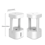 580ml Anti-gravity Humidifier Water Droplet Backflow Atomizer Aromatherapy Machine - Image 3